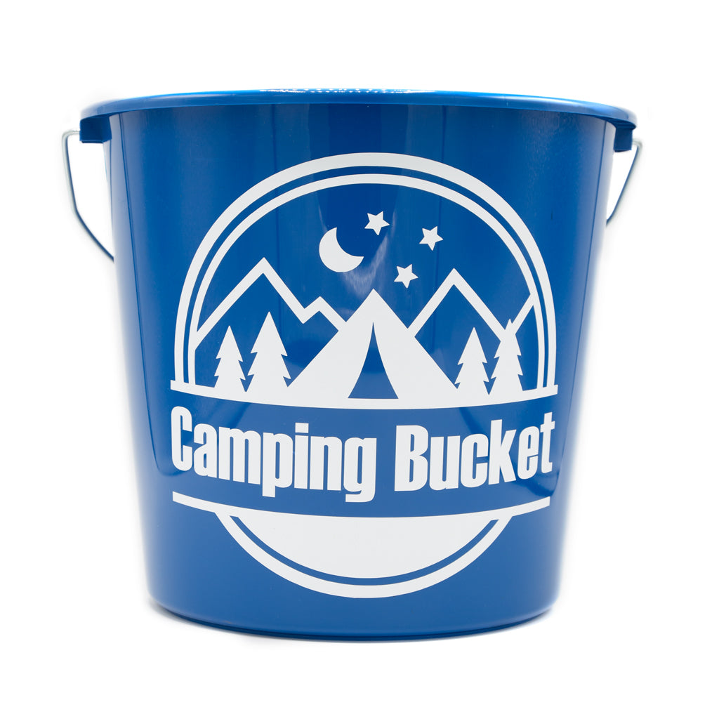 Plot-Twist by Kim gepersonaliseerd Camping bucket.  Ideaal voor schoonmaken, tuinieren, tijdens de BBQ of zelfs als decoratief item.